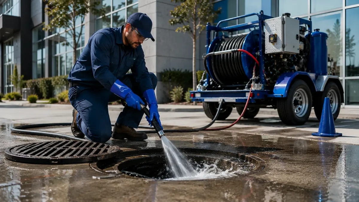 Commercial Hydro Jet Drain Cleaning in Santa Clara