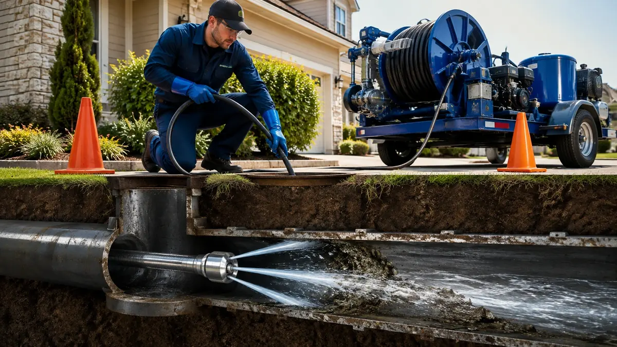 Main Sewer Line Hydro Jet Cleaning in Santa Clara
