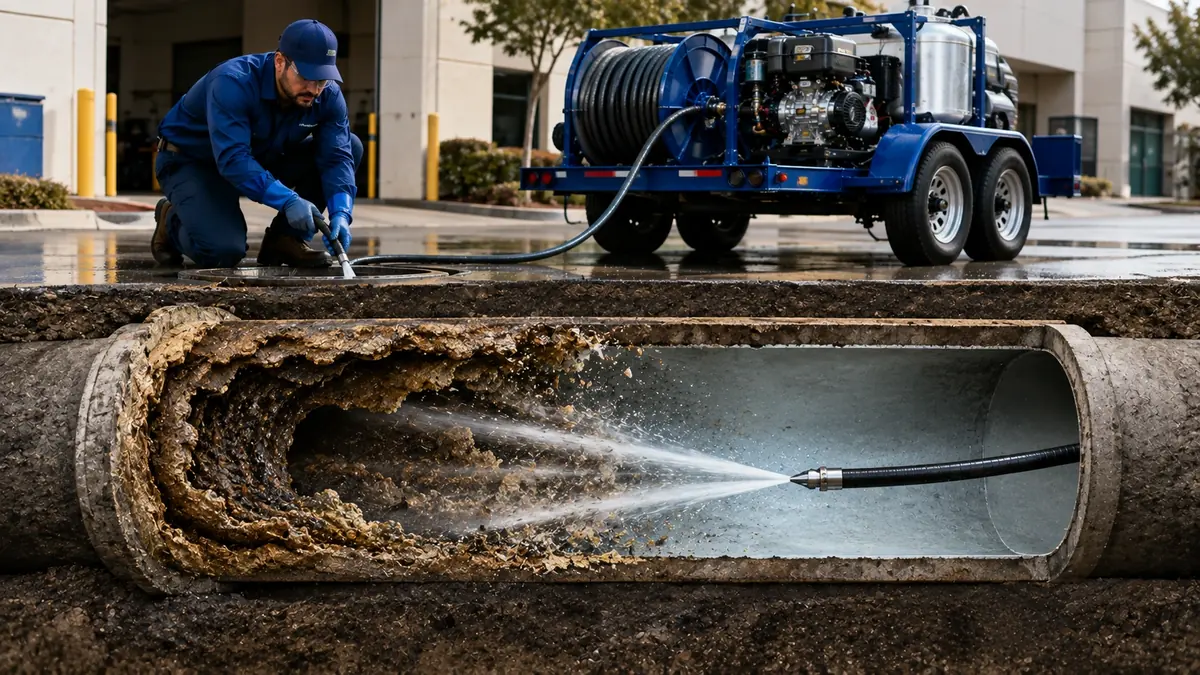 Sewer Pipe Descaling in Santa Clara