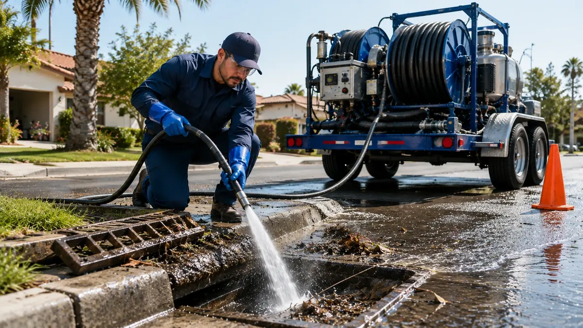 Storm Drain Hydro Jet Cleaning in Santa Clara